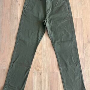 J.Crew Olive Green Chinos Catton– W32 L32 Straight Fit